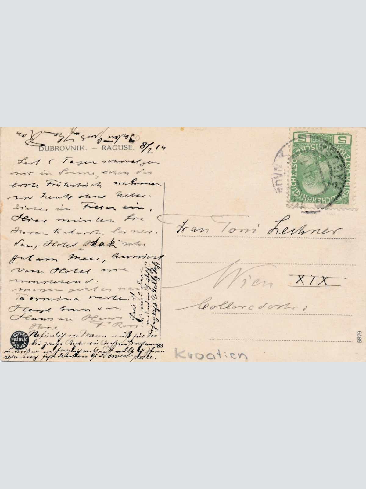 AK aus Dubrovnik Raguse Kroatien Ansichtskarte (18080)