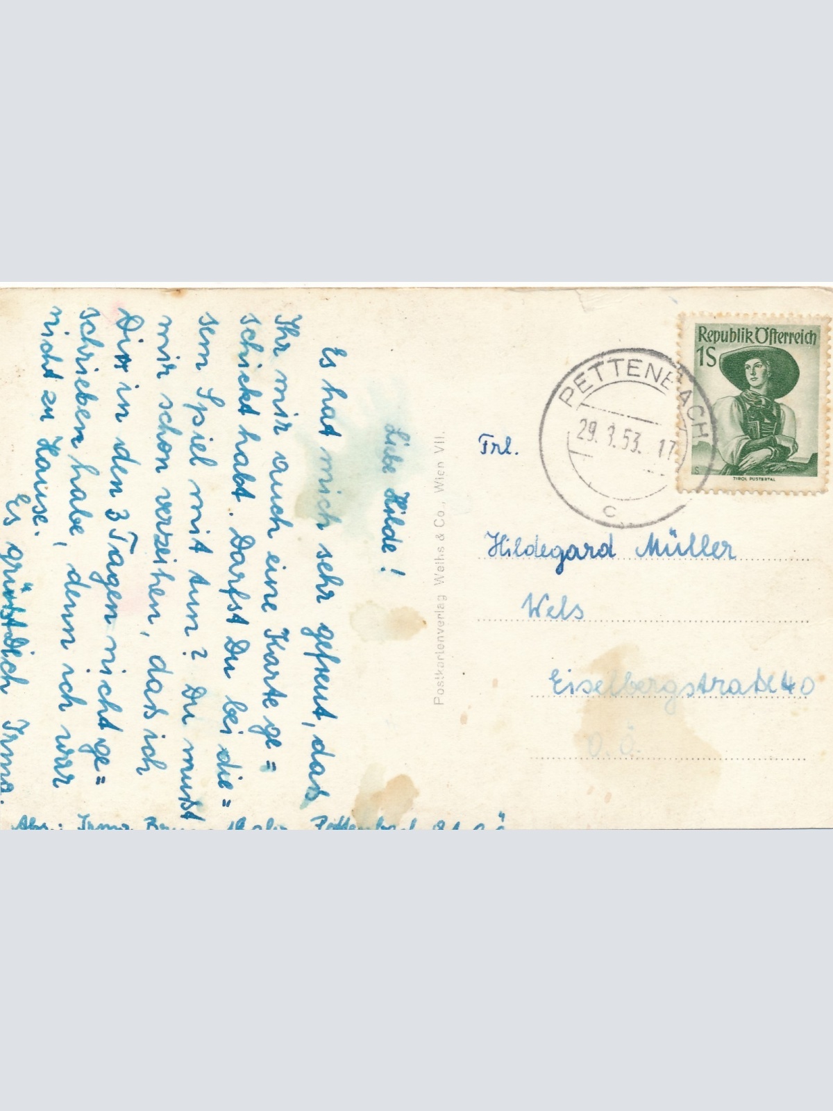 AK Fliegeraufnahme aus Pettenbach Oberösterreich Ansichtskarte (18182)