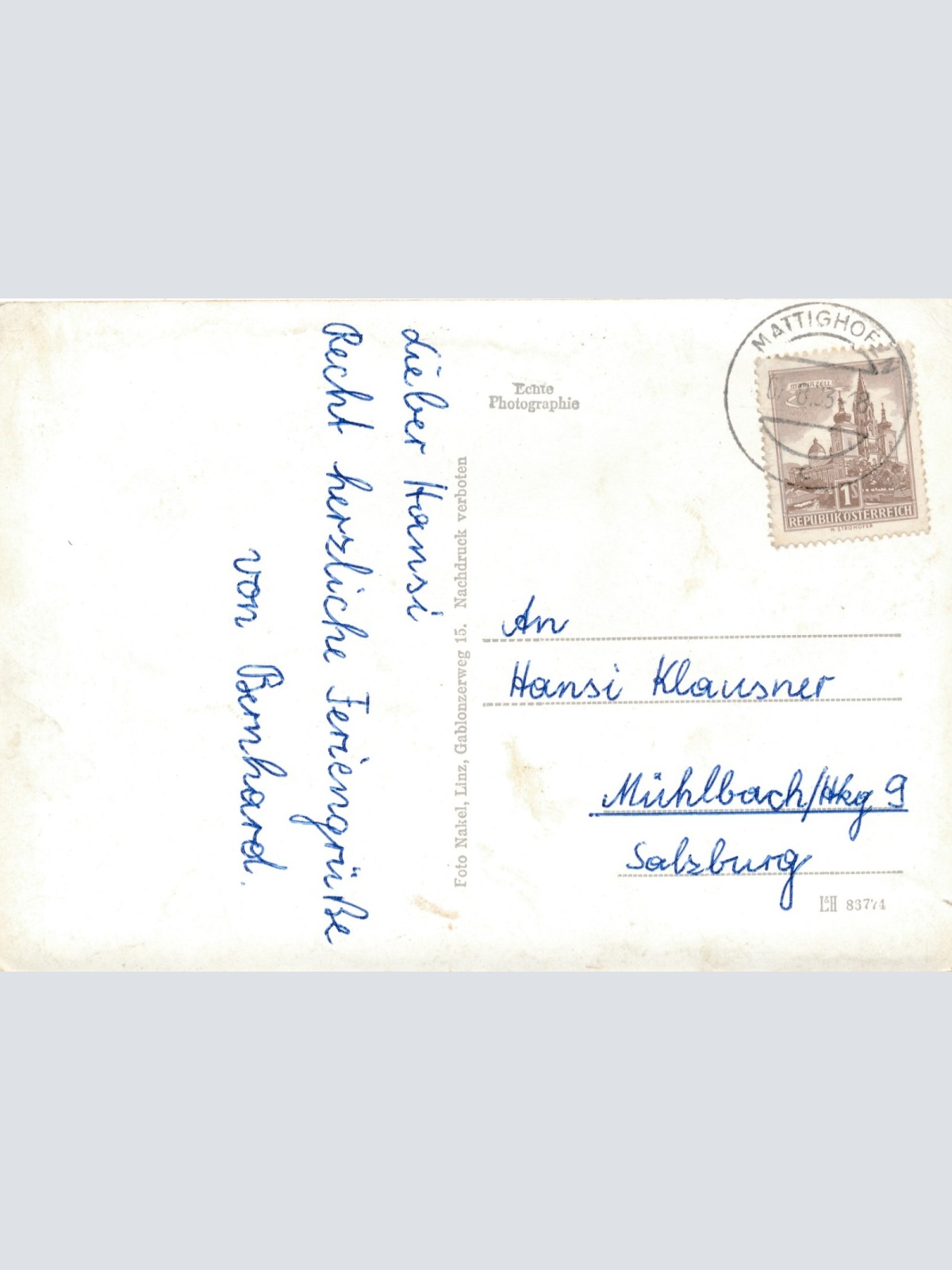 AK Luftbild Mattighofen Oberösterreich Ansichtskarte (18185)