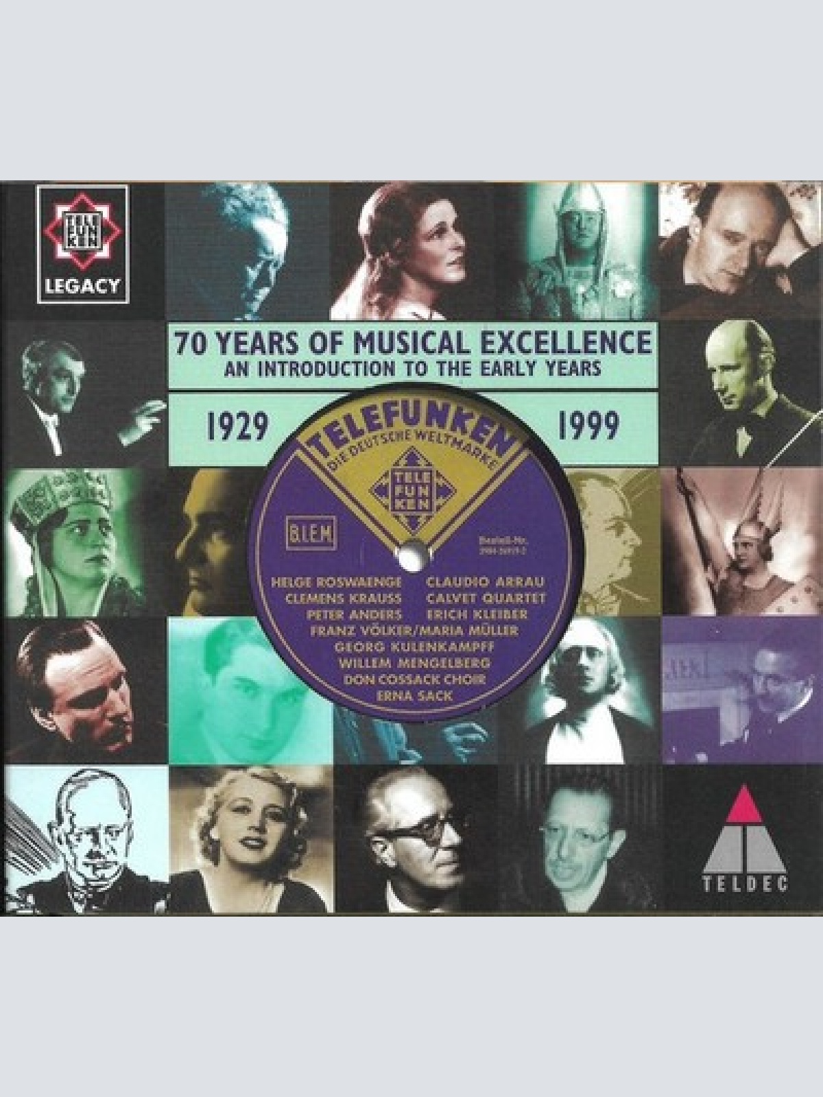 CD, Comp, Mono Various - The Telefunken Legacy - 70 Years Of Musical Excellen...