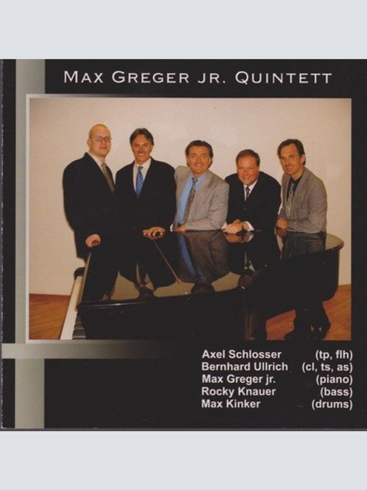 CD, Album Max Greger Jr. Quintett - Max Greger Jr. Quintett