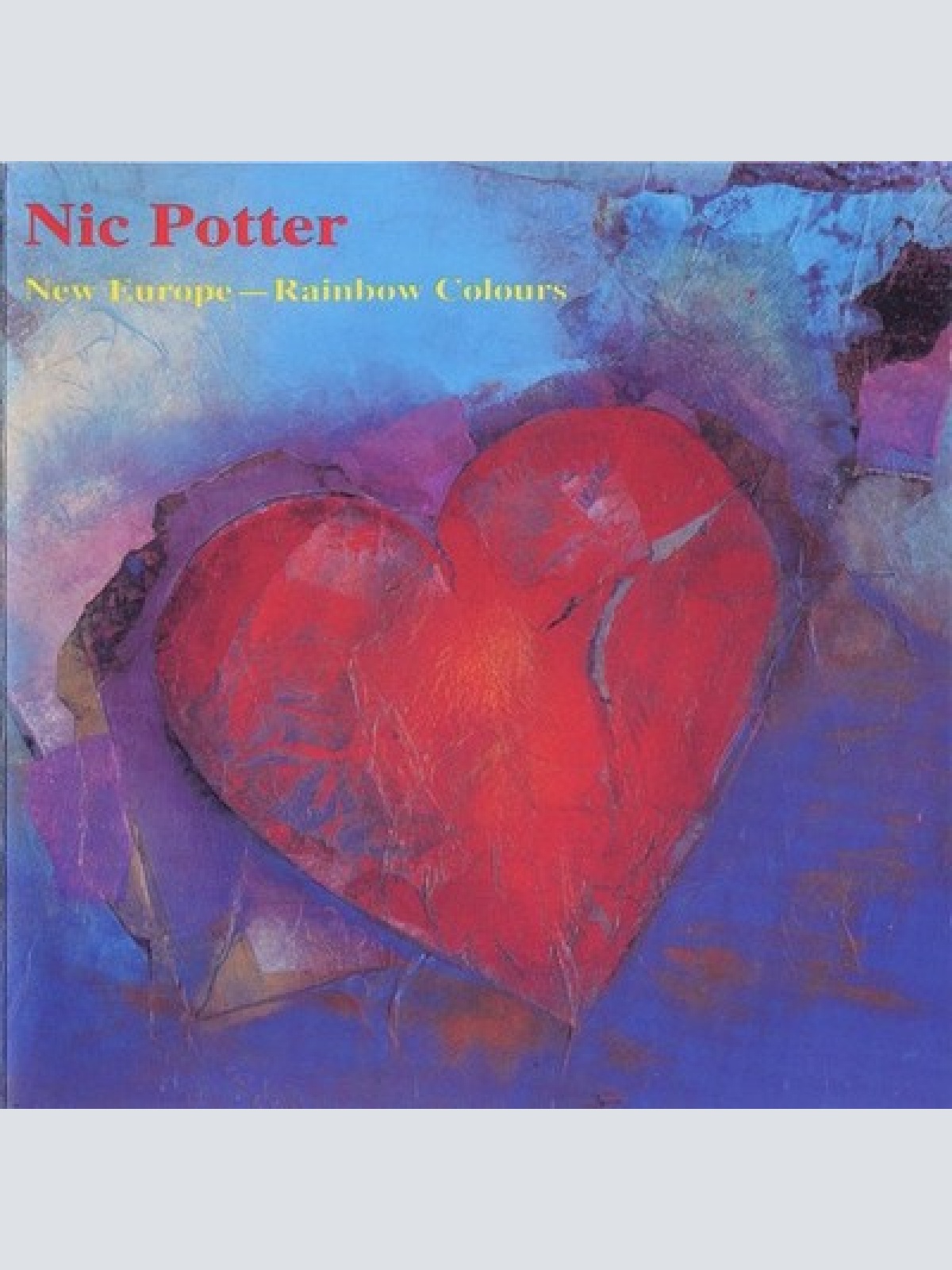 CD, Album Nic Potter - New Europe - Rainbow Colours