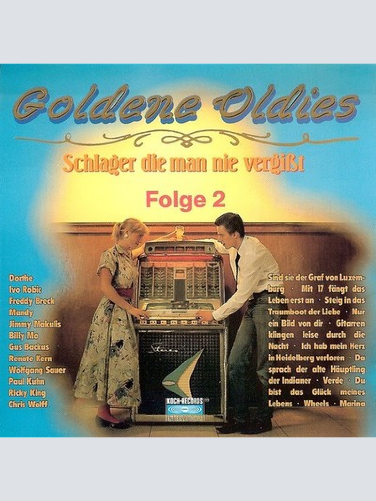 CD, Comp Various - Goldene Oldies (Schlager, Die Man Nie Vergißt) - Folge 2