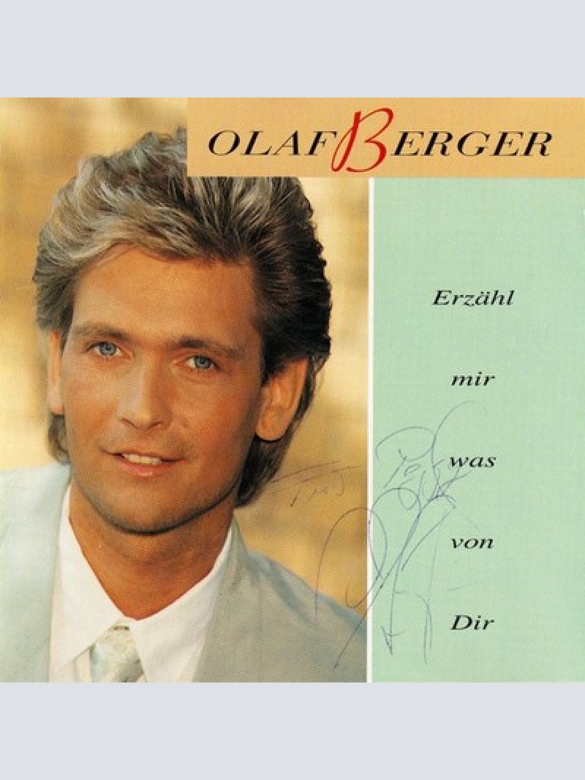 CD, Album Olaf Berger - Erzähl Mir Was Von Dir