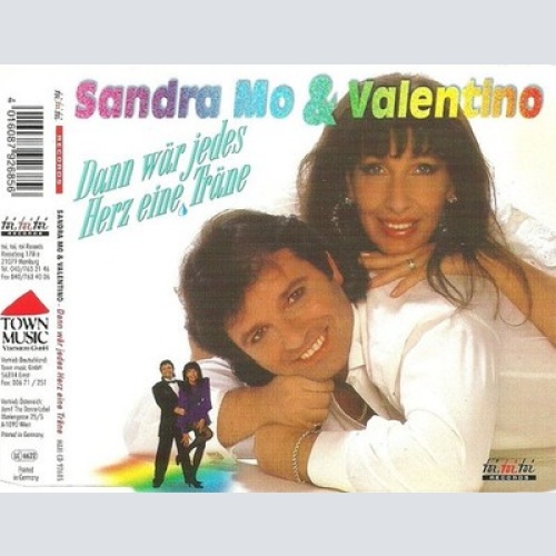 CD, Single Sandra Mo & Valentino - Dann Wär Jedes Herz Eine Träne