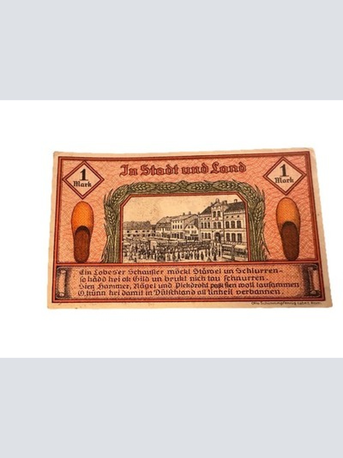 Notgeld der Stadt Labes Pommern 1921