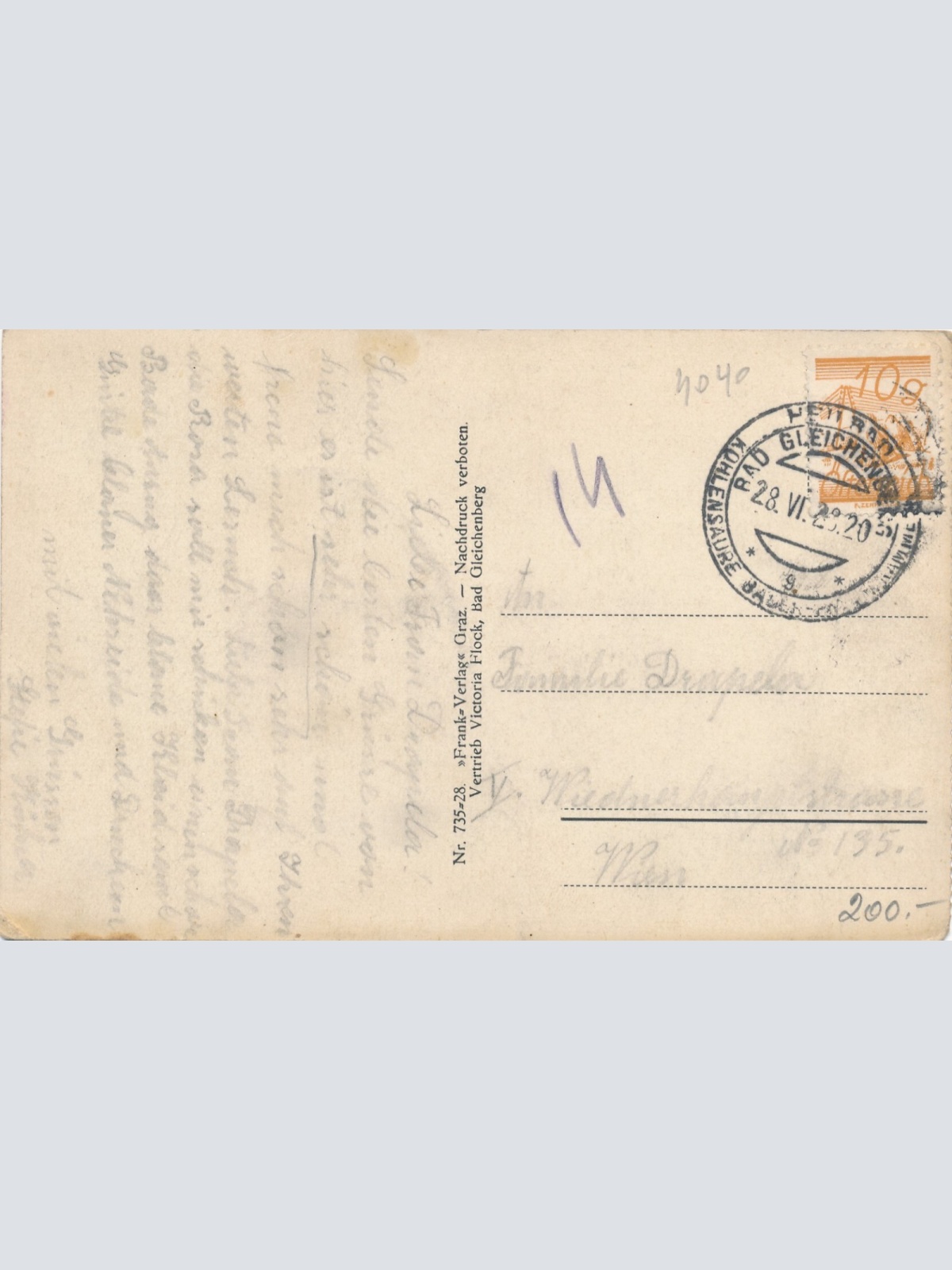 AK aus Gleichenberg Schweizerei Steiermark Ansichtskarte (18117)