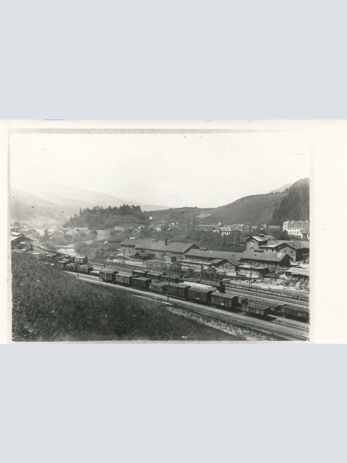 Foto - Karte aus Bruck an der Mur Bahnhof ca 1905 Ansichtskarte (18149)