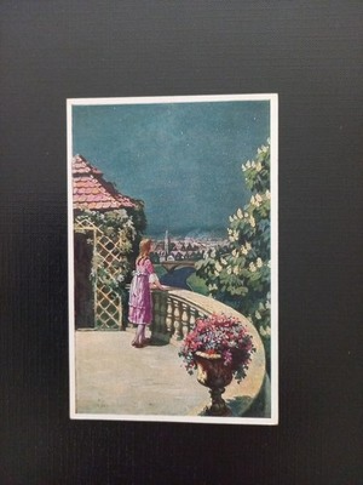 Frau Auf Der Terrasse Weißt Du Wieviel Sternlein Stehen 110097 Gr