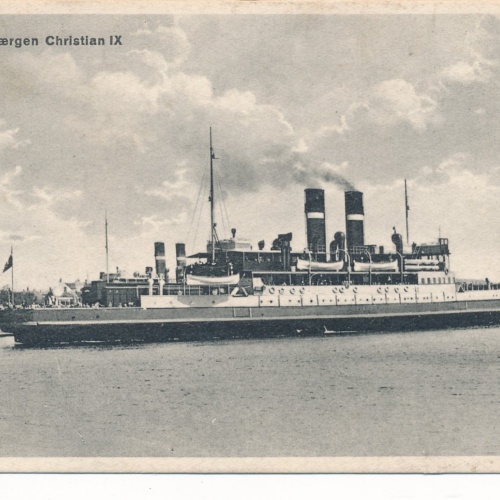 AK aus Dampfergen Christian IX Ansichtskarte (18212)