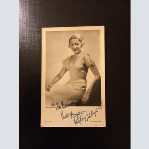 Lien Deyers Porträt Original Autogramm Ross Verlag AB0067 Gr