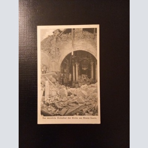 Der Zerstörte Hochaltar Der Kirche Am Monte Santo 170035 Gr