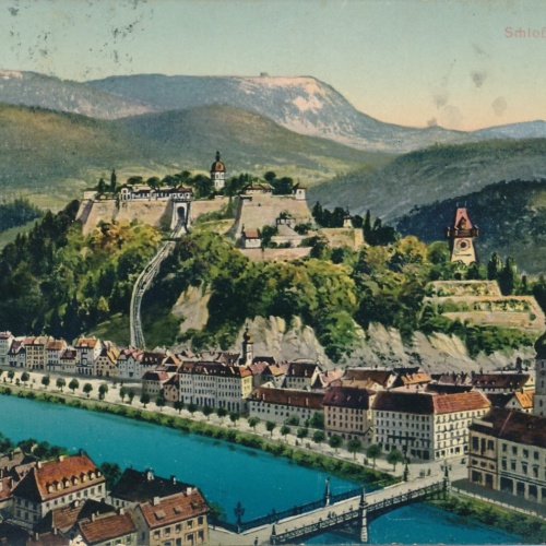AK aus Graz Schloßberg Steiermark Ansichtskarte (18355)