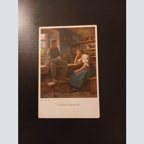 Emil Rau Friedliche Abwicklung Frau Und Mann  Gr