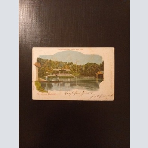 Ljubljana Laibach Teich Eislaufplatz Neben Dem Tivoli Gr