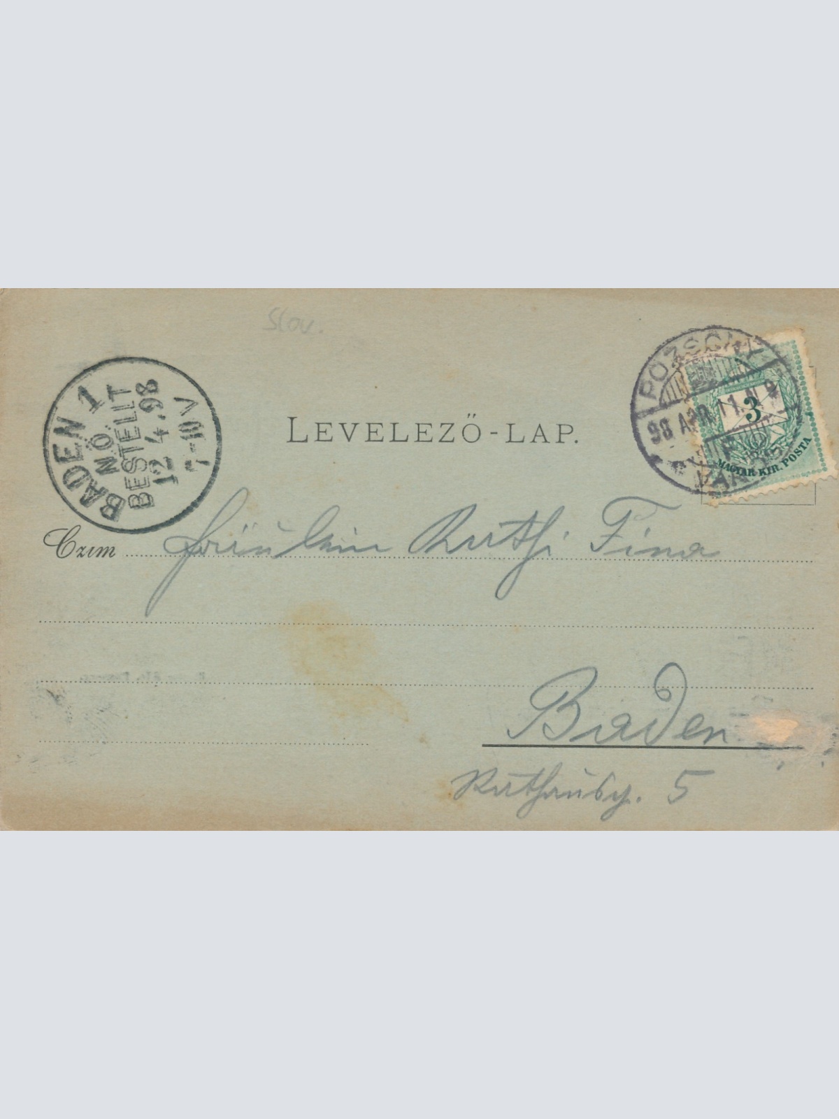 Mondschein - AK aus Pressburg Pozsony Slowakei (18311)