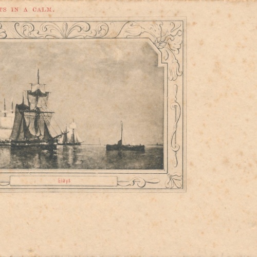 AK Dutch Boats in a Calm Ansichtskarte (18323)