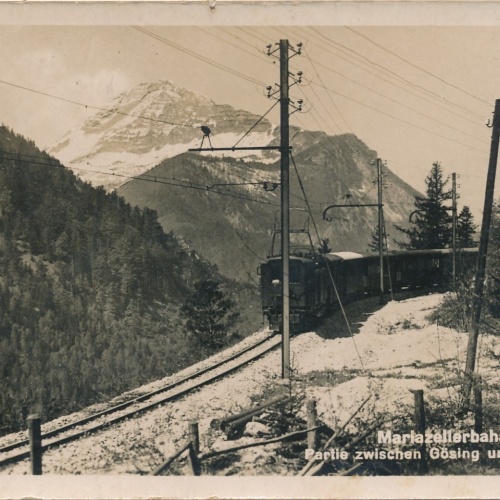 AK von der Maria Zellerbahn Steiermark Ansichtskarte (18463)