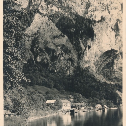 AK aus Gmunden Hoisn mit Traunstein Oberösterreich Ansichtskarte (18469)