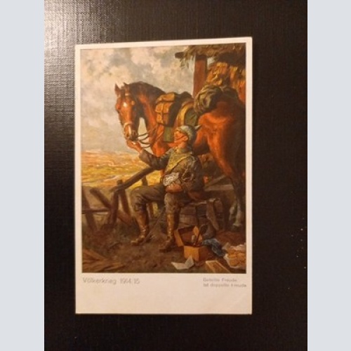 Völkerkrieg I Pferd Soldat Gr