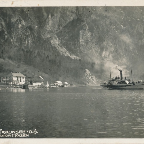 AK aus Gmunden mit Dampfer Oberösterreich Ansichtskarte (18518)