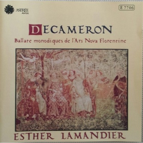 CD, Album Esther Lamandier - Decameron (Ballate Monodiques De L'Ars Nova Flor...