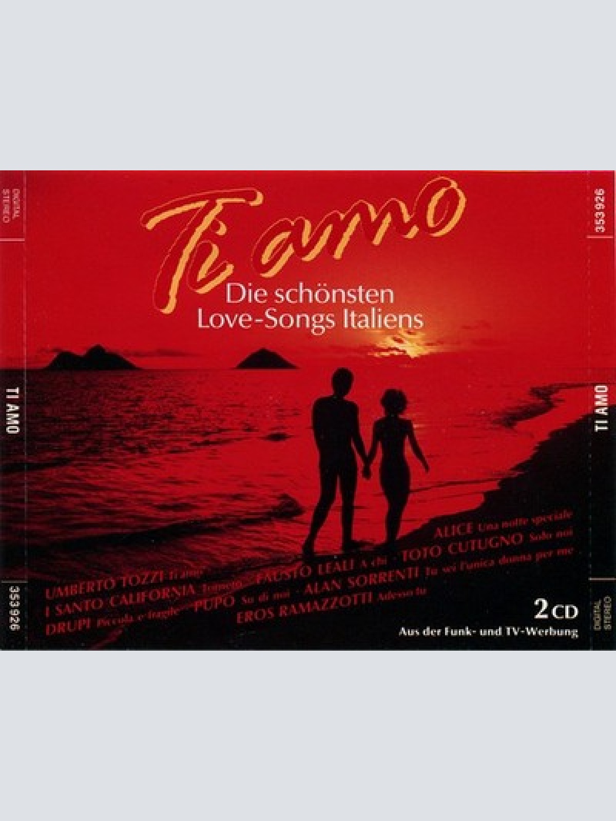 2xCD, Comp Various - Ti Amo - Die Schönsten Love-Songs Italiens