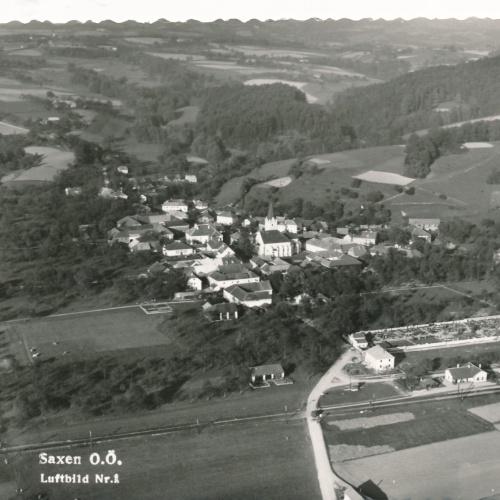 AK aus Saxen Luftbild Nr. 1 Oberösterreich Ansichtskarte (18404)