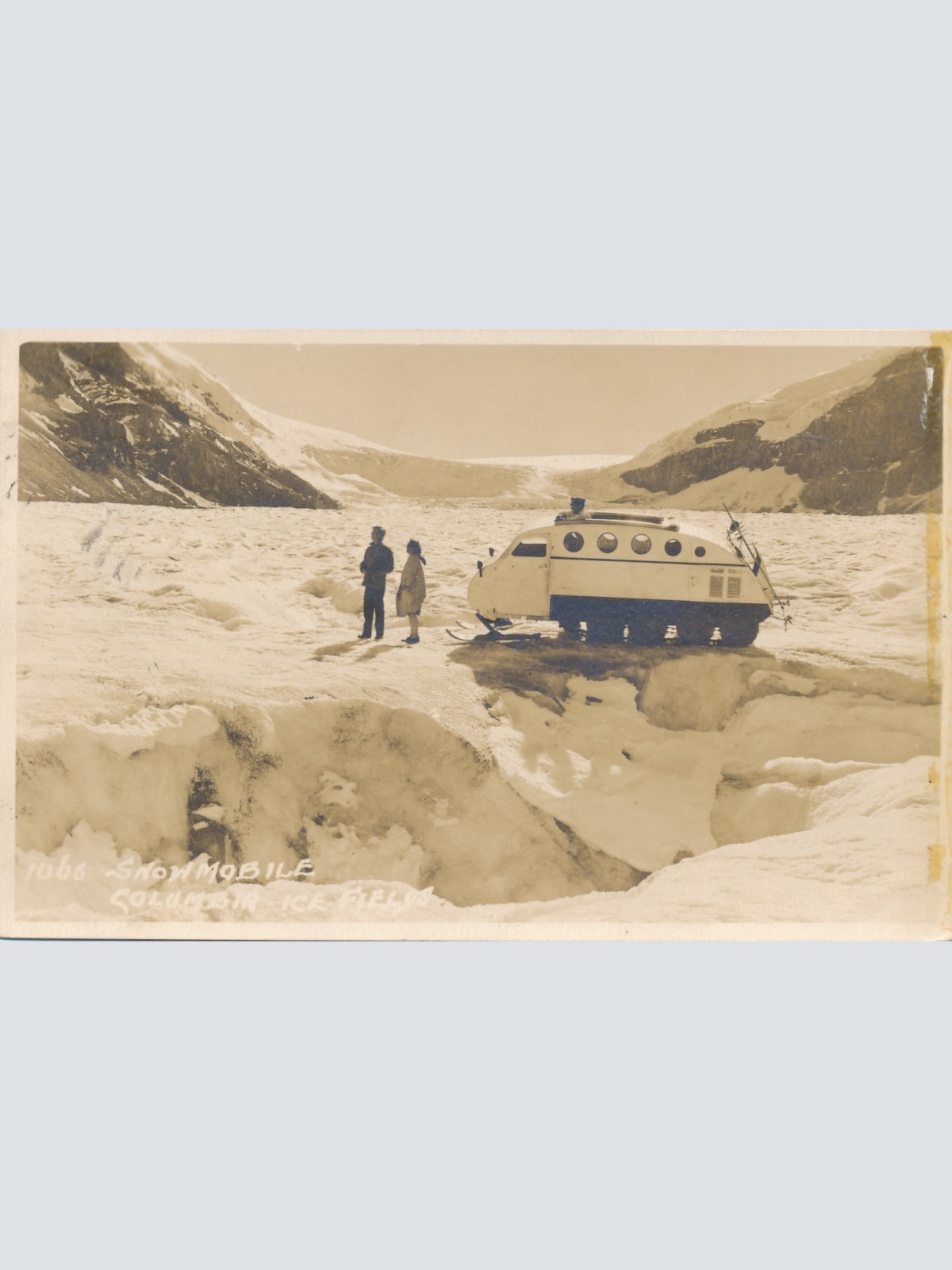 AK Snowmobile in Kanada Columbia Ice Field Ansichtskarte (18443)