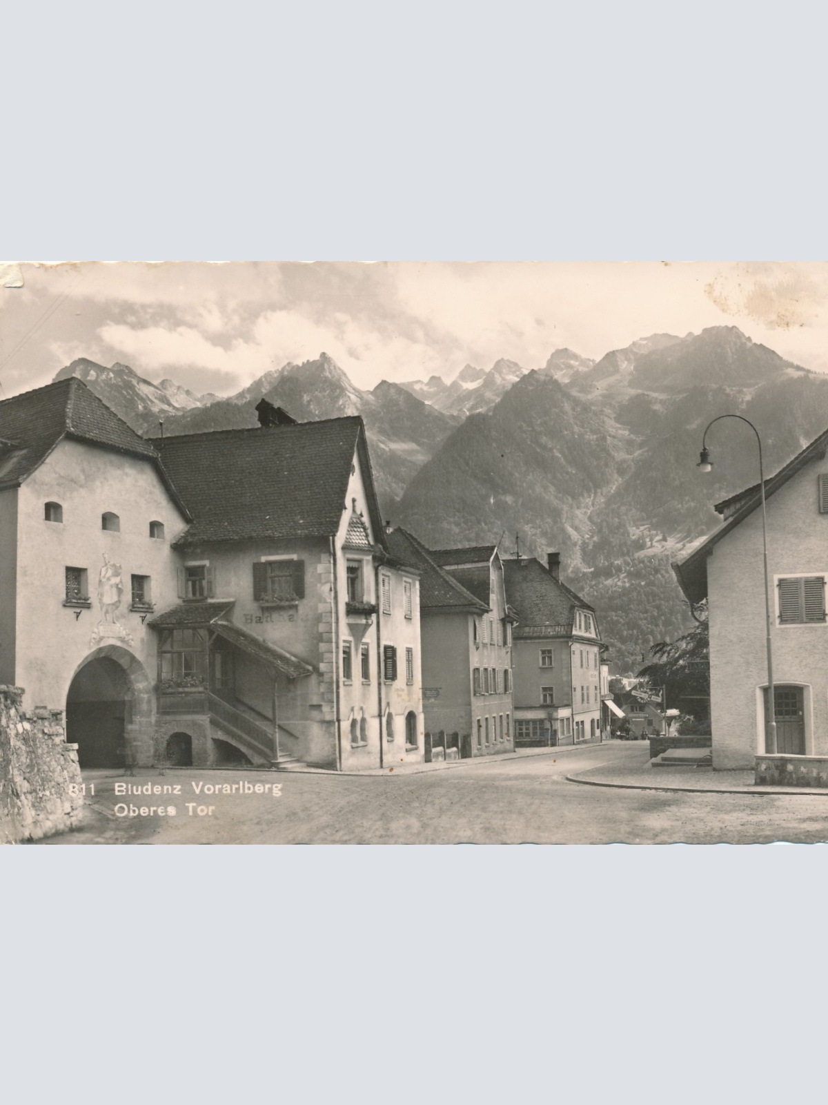 AK aus Bludenz Vorarlberg Oberes Tor Ansichtskarte (18448)