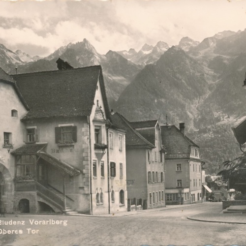 AK aus Bludenz Vorarlberg Oberes Tor Ansichtskarte (18448)