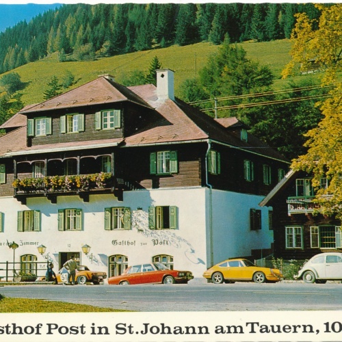 AK aus St.Johann am Tauern mit Gasthof Post Steiermark Ansichtskarte (18432)