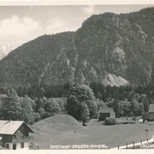 AK aus Grünau mit Gasthof Jagersimmerl Oberösterreich Ansichtskarte (18523)