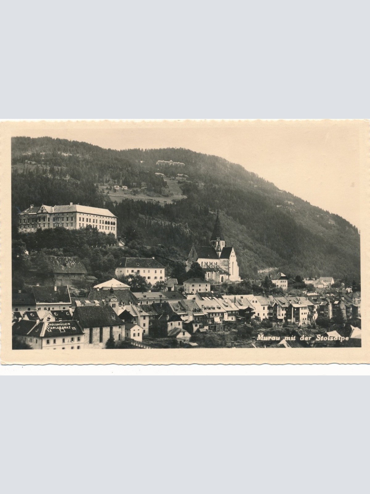 AK aus Murau mit der Stolzalpe Steiermark Ansichtskarte (18534)