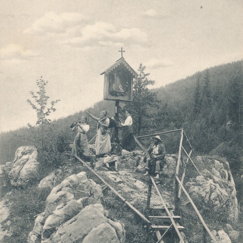 AK aus Hochlantsch Huberkreuz Steiermark Ansichtskarte (18536)