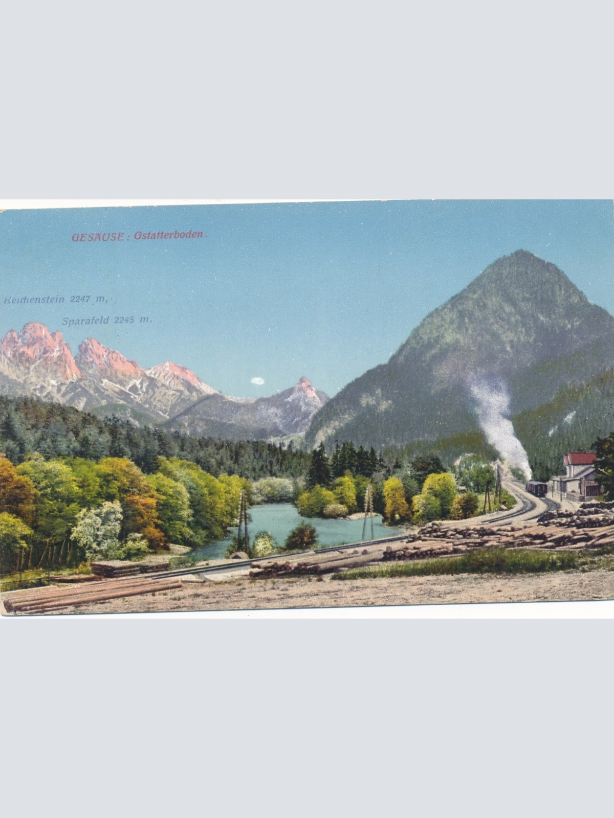 AK aus Gesäuse Gstatterboden Steiermark Ansichtskarte (18556)