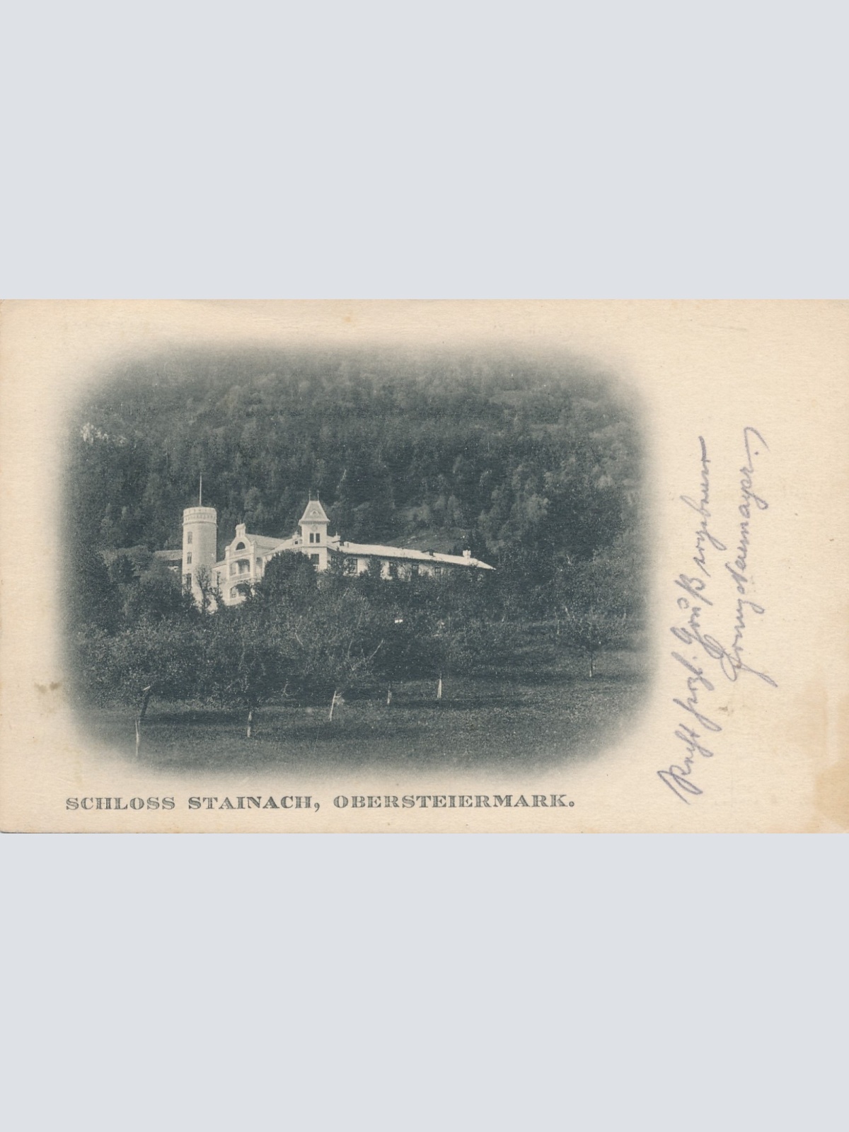 AK vom Schloss Stainach Steiermark Ansichtskarte (18567)