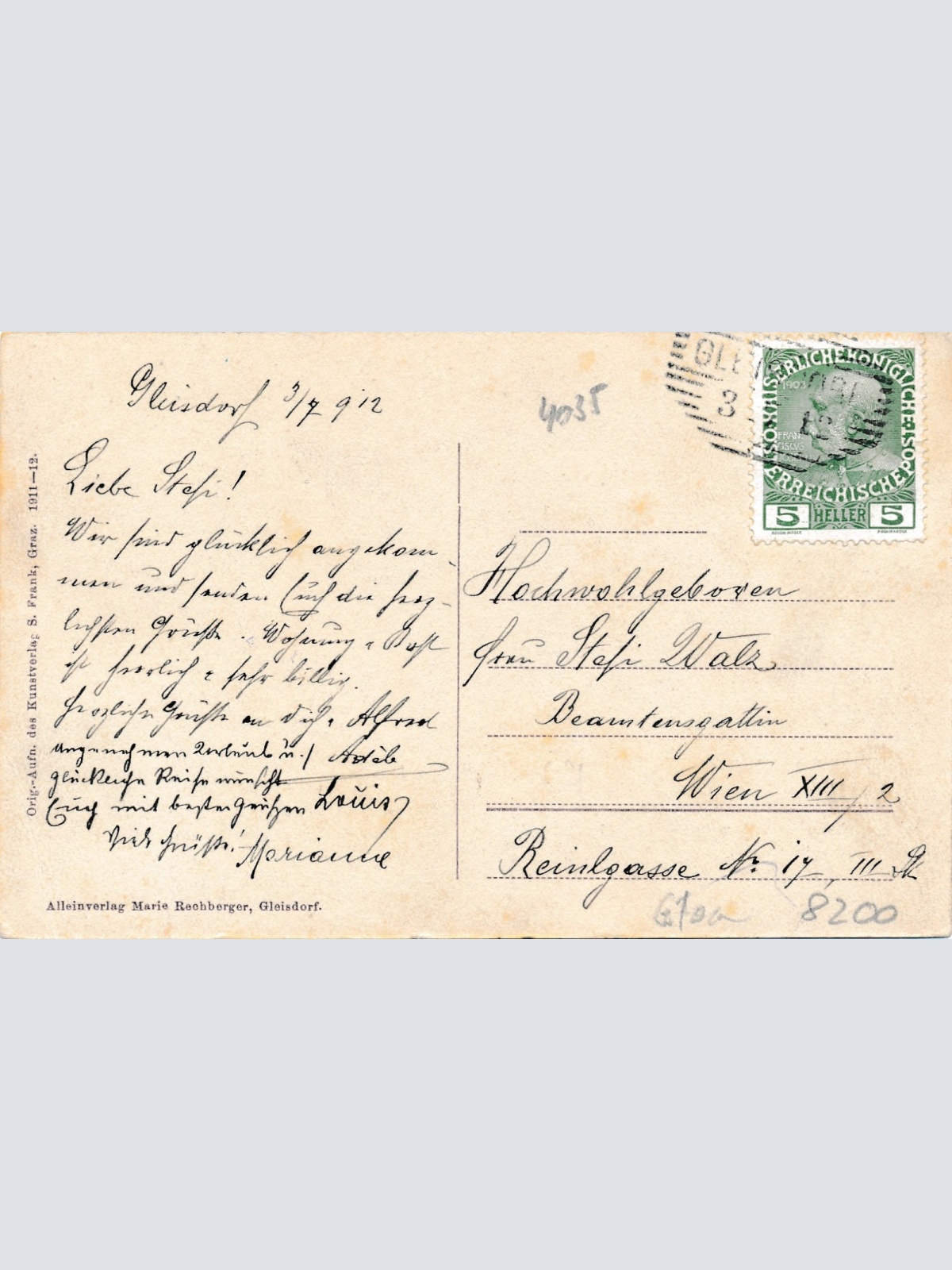 AK aus Gleisdorf Steiermark Ansichtskarte (18568)