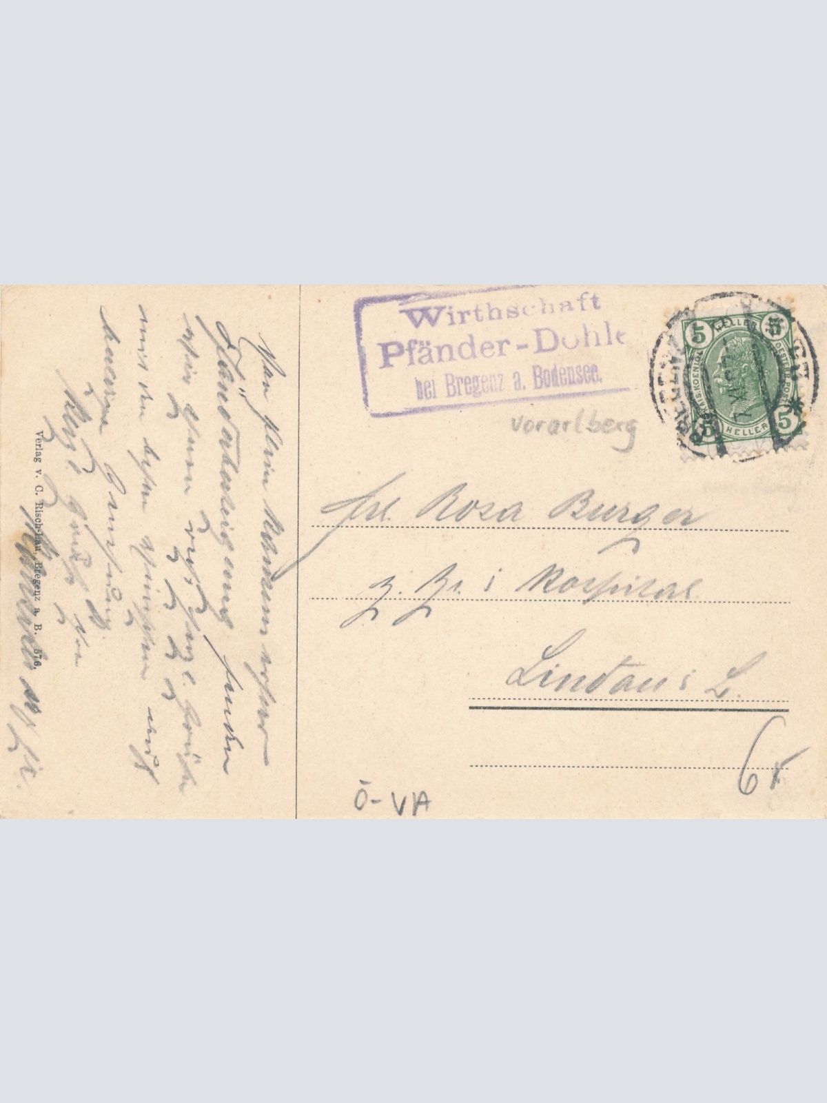 AK aus Pfänderdohle bei Bregenz Vorarlberg Ansichtskarte (18587)