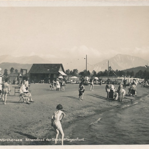 AK aus Klagenfurt Strandbad Kärnten Ansichtskarte (18499)