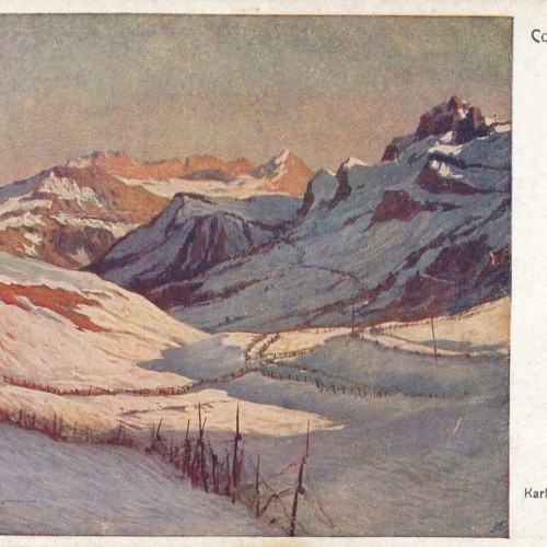 AK Militaria Col di Lana Ansichtskarte (18476)