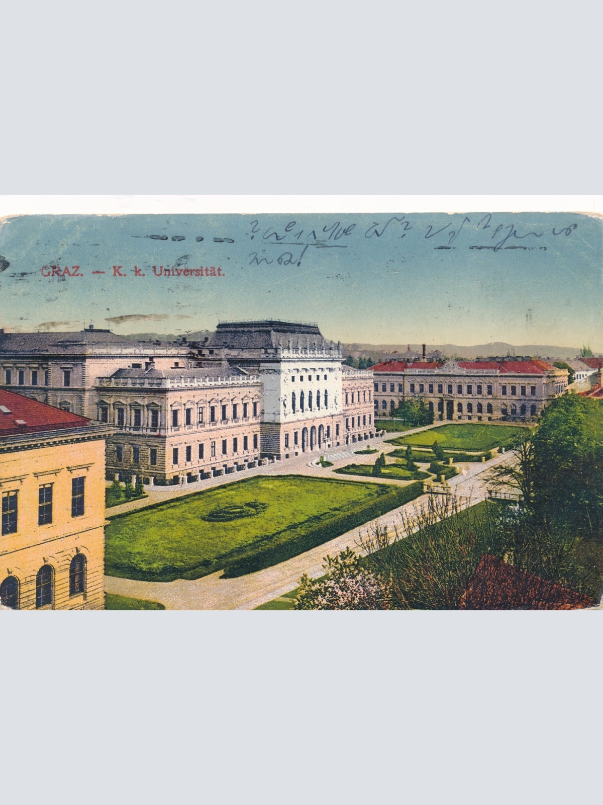 AK aus Graz K.K Universität Steiermark (18602)