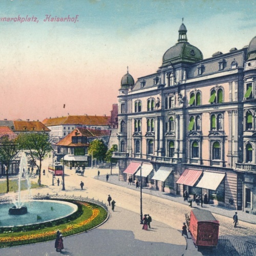 AK aus Graz Bismarckplatz Steiermark (18604)