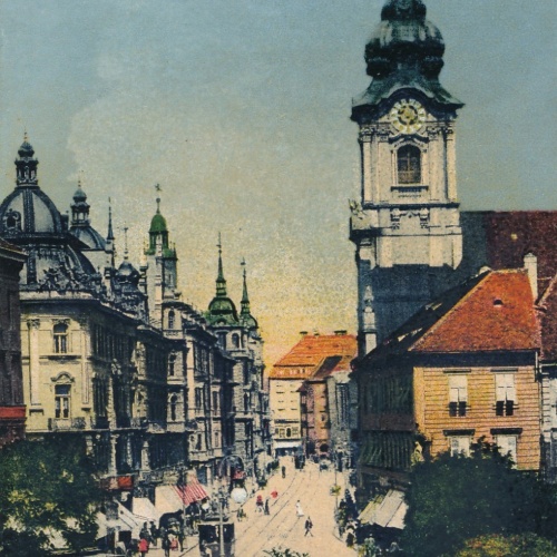 AK aus Graz Herrengasse Steiermark Ansichtskarte (18614)