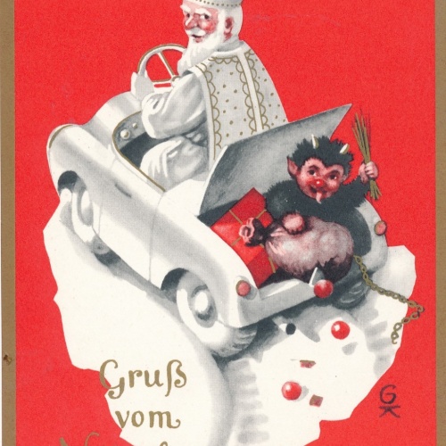 AK gruß vom Nikolo - Kikolaus Ansichtskarte (18622)