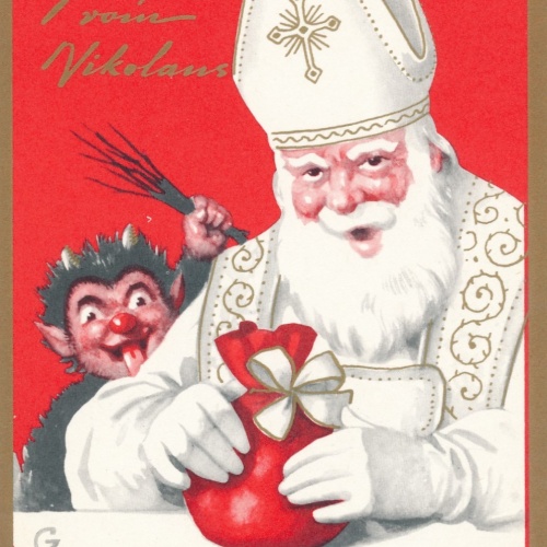 AK gruß vom Nikolo - Kikolaus Ansichtskarte (18623)