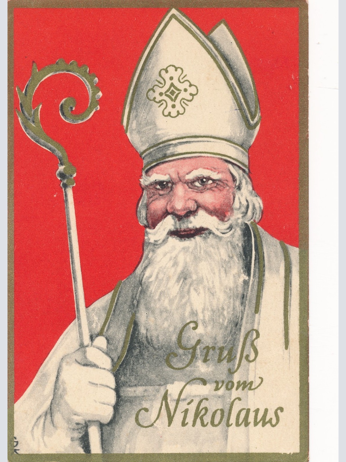 AK gruß vom Nikolo - Kikolaus Ansichtskarte (18625)