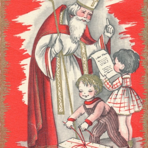 AK gruß vom Nikolo - Kikolaus Ansichtskarte (18629)