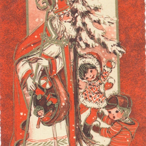 AK gruß vom Nikolo - Kikolaus Ansichtskarte (18630)