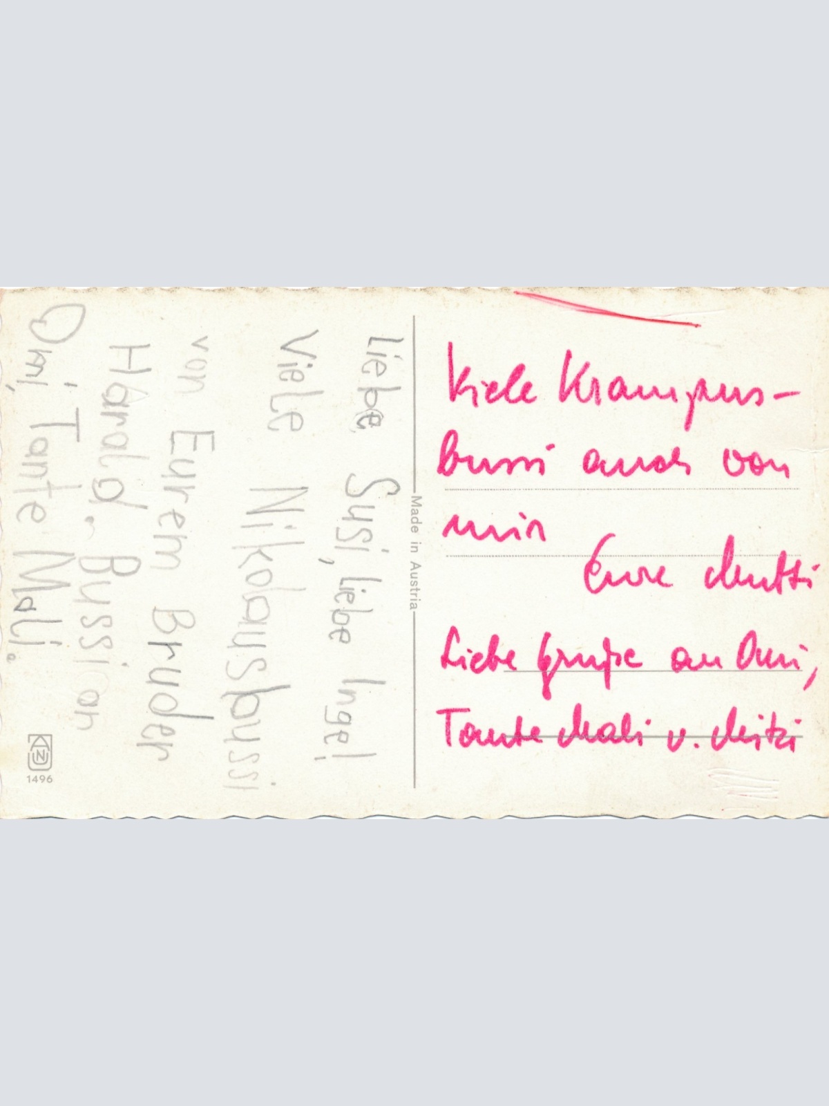 AK gruß vom Krampus Ansichtskarte (18637)